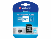 Verbatim microSDHC 32GB Class 10 UHS-I vc. adapteru
