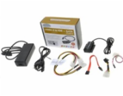 PREMIUMCORD USB 2.0 - IDE + SATA adapter s kabelem a přídavným zdrojem