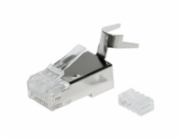 Konektor RJ45 CAT6A STP 8p8c stíněný, drát