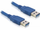 Delock USB kabel USB-A - USB-A 0,5 m modrý (83121)