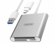 Čtečka Unitek USB 3.0 / USB-C (Y-9313D)