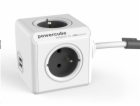 Allocacoc PowerCube Extended USB Grey (1,5m)