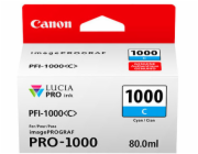 Canon CARTRIDGE PFI-1000C azurová pro ImagePROGRAF PRO-1000 (675 str.)