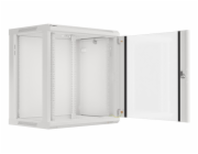 Lanberg WF01-6412-10S rack 12U Nástěnný regál Šedá
