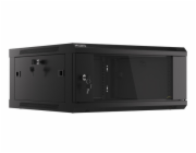 Lanberg závěsná skříňka 19, 4U, 600x600, černá (FLAT PACK) (WF01-6604-10B)