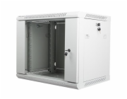 Nástěnný rack 19   9U 600X450mm šedý flat pack
