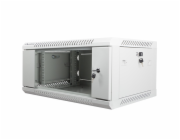 Nástěnný rack 19   4U 600X450mm šedý flat pack