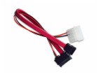 AKASA kabel SATA kombinovany kabel pro připojení slim DVD...