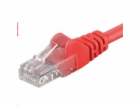 PREMIUMCORD Patch kabel UTP RJ45-RJ45 CAT5e 0.25m červená