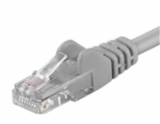 PREMIUMCORD Patch kabel UTP RJ45-RJ45 CAT5e 0.25m šedá