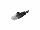 PREMIUMCORD Patch kabel UTP RJ45-RJ45 CAT5e 1m černá