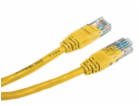 PREMIUMCORD Patch kabel UTP RJ45-RJ45 CAT5e 0.5m žlutá