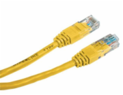 PREMIUMCORD Patch kabel UTP RJ45-RJ45 CAT5e 0.5m žlutá