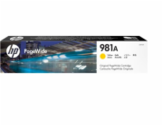 HP 981A Yellow Original PageWide Cartridge (6,000 pages)