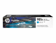 HP 981X - 116 ml - Vysoká výtěžnost - azurová - originální - PageWide - inkoustová cartridge - pro PageWide Enterprise Color MFP 586; PageWide Managed Color E55650