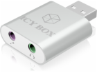 RAIDSO BOX Adaptér z USB 2.0 A samec/2x Jack 3,5mm