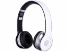 Rebeltec Stereo sluchátka s mikrofonem CRISTAL WHITE