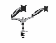 Digitus VESA dvojitý svorkový stolní stojan, 69cm (27") plně flexibilní, 8kg