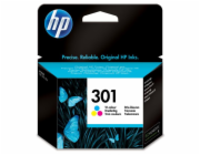 HP 301 - 3 ml - barva (azurová, purpurová, žlutá) - originální - blistr - inkoustová cartridge - pro HP DeskJet 1000, 1010, 1050 AiO, 1050A AiO, 1510 AiO, 2000, 2050 AiO, 2050A AiO, 2510 AiO, 2540 AiO