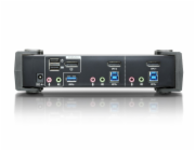 ATEN 2-port 4K DisplayPort KVMP USB3.0, audio
