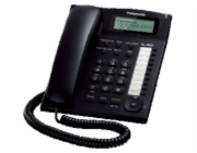 Panasonic KX-TS880FXB - jednolinkový telefon, černý