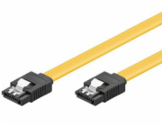 PremiumCord 0,3m SATA 3.0 datový kabel 1.5GBs / 3GBs / 6GBs, kov.západka
