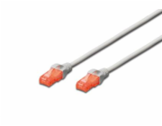 Digitus Patch Cable, CAT 6 UTP, AWG 26, měď, šedý 7m