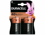 Duracell Basic alkalická baterie 2 ks (D)