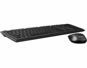 Modecom MC-7200 set bezdrátové klávesnice a myši, 1200 DPI, USB nano 2.4GHz, CZ/SK layout, černá