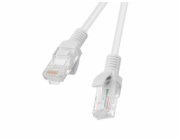 LANBERG PATCHCORD RJ45, KAT. 5E, UTP, 15M, ŠEDÁ