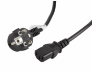 Lanberg CEE 7/7 - IEC 320 C13 napájecí kabel, 3m, černý (CA-C13C-11CC-0030-BK)