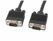 Lanberg D-Sub (VGA) - D-Sub (VGA) kabel 3m černý (CA-VGAC-10CC-0030-B)