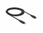USB kabel Delock Extension USB-C 3.1 2 m černý (85542)