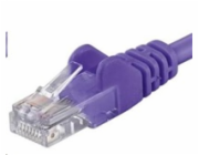 PREMIUMCORD Patch kabel UTP RJ45-RJ45 CAT5e 0.5m fialová