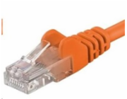 PREMIUMCORD Patch kabel UTP RJ45-RJ45 CAT5e 0.5m oranžová