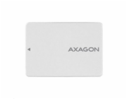 AXAGON RSS-M2SD, SATA - M.2 SATA SSD, interní 2.5" ALU box, stříbrný
