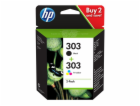 HP 3YM92AE inkoust.náplne cerná/3-barevná c. 303