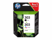 HP 3YM92AE inkoust.náplne cerná/3-barevná c. 303