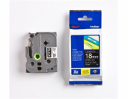 Páska Brother TZE-345, 18mm, černá/bílá, laminovaná, délka 8m