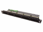 Solarix SX25-ISDN-BK 19" ISDN panel Solarix 25 x RJ45 čer...