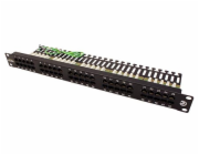 Solarix SX25-ISDN-BK 19" ISDN panel Solarix 25 x RJ45 černý 1U