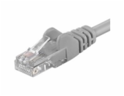 PremiumCord Patch kabel UTP RJ45-RJ45 CAT6 5m šedá
