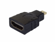 GEMBIRD Kabel red. HDMI na HDMI micro, zlacené kontakty, černá