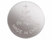 GP baterie LR44 (A76) 1.5V alkalická, 125mAh