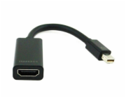 GEMBIRD Kabel red. miniDisplayport na HDMI, M/F, černá