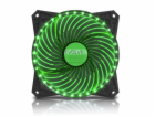 EVOLVEO ventilátor 120mm, LED 33 bodů, zelený