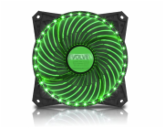 EVOLVEO ventilátor 120mm, LED 33 bodů, zelený