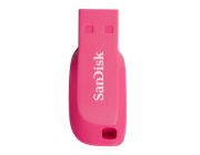 SanDisk Cruzer Blade 32GB USB 2.0 elektricky růžová