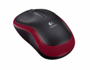 Logitech Wireless Mouse M185, red