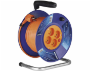EMOS Predlžovací kábel na bubne 20 m / 4 zásuvky / červený / PVC / 230 V / 1 mm2